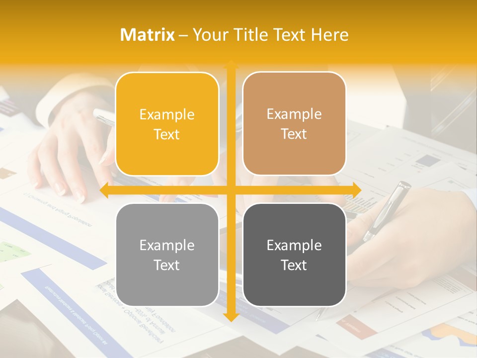 Pen Graph Statistics PowerPoint Template