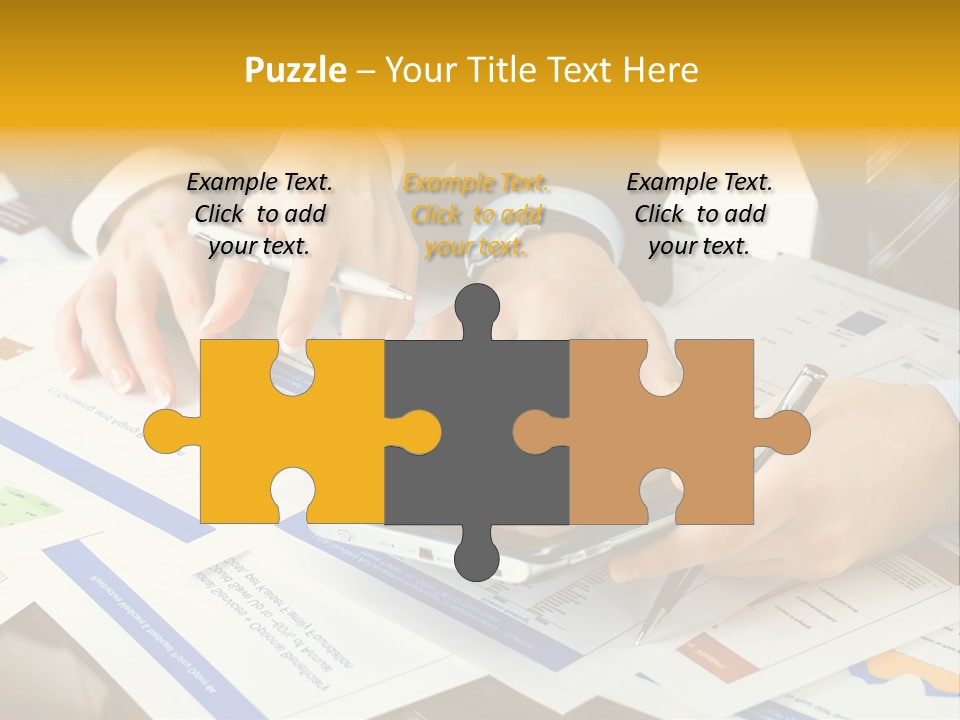 Pen Graph Statistics PowerPoint Template