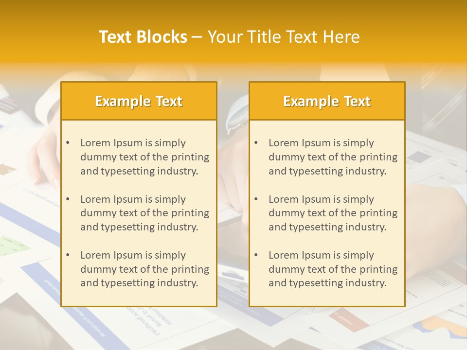 Pen Graph Statistics PowerPoint Template