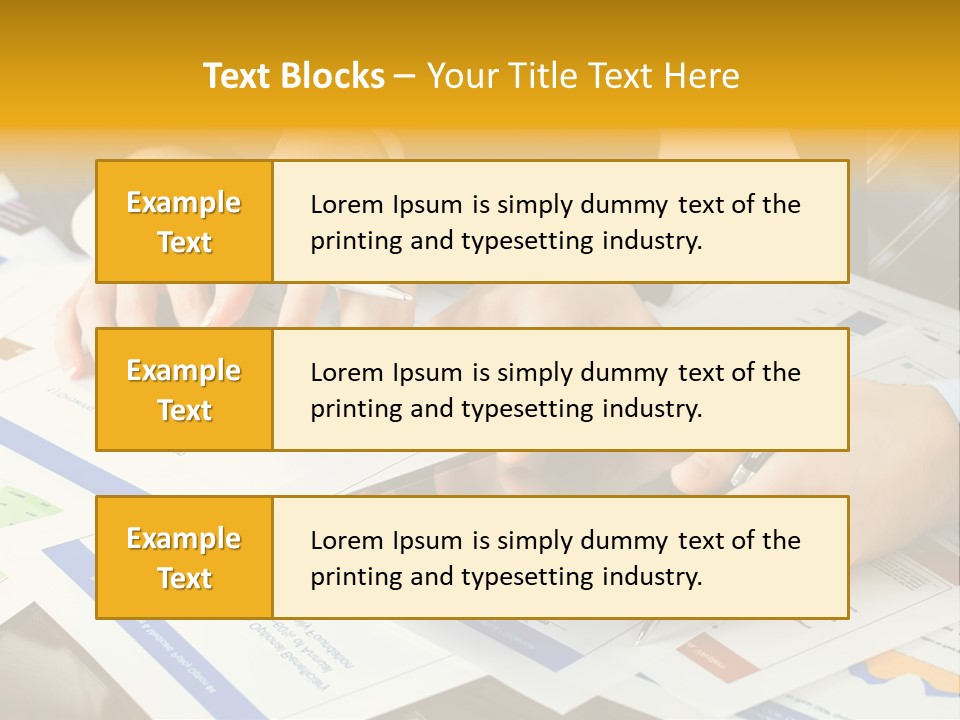 Pen Graph Statistics PowerPoint Template