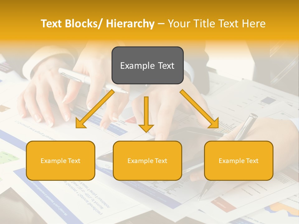 Pen Graph Statistics PowerPoint Template
