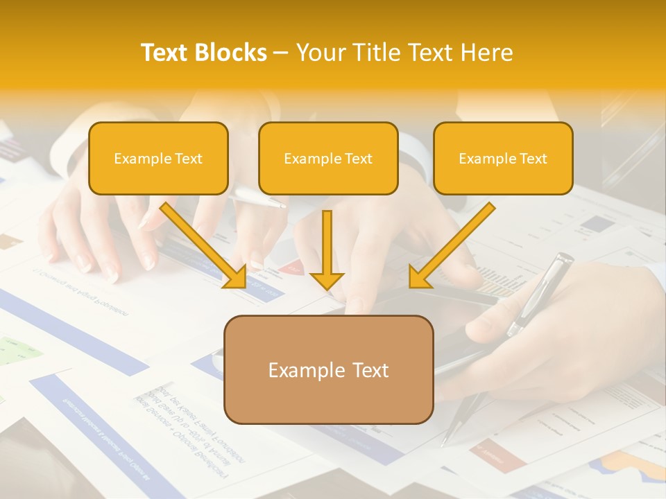 Pen Graph Statistics PowerPoint Template