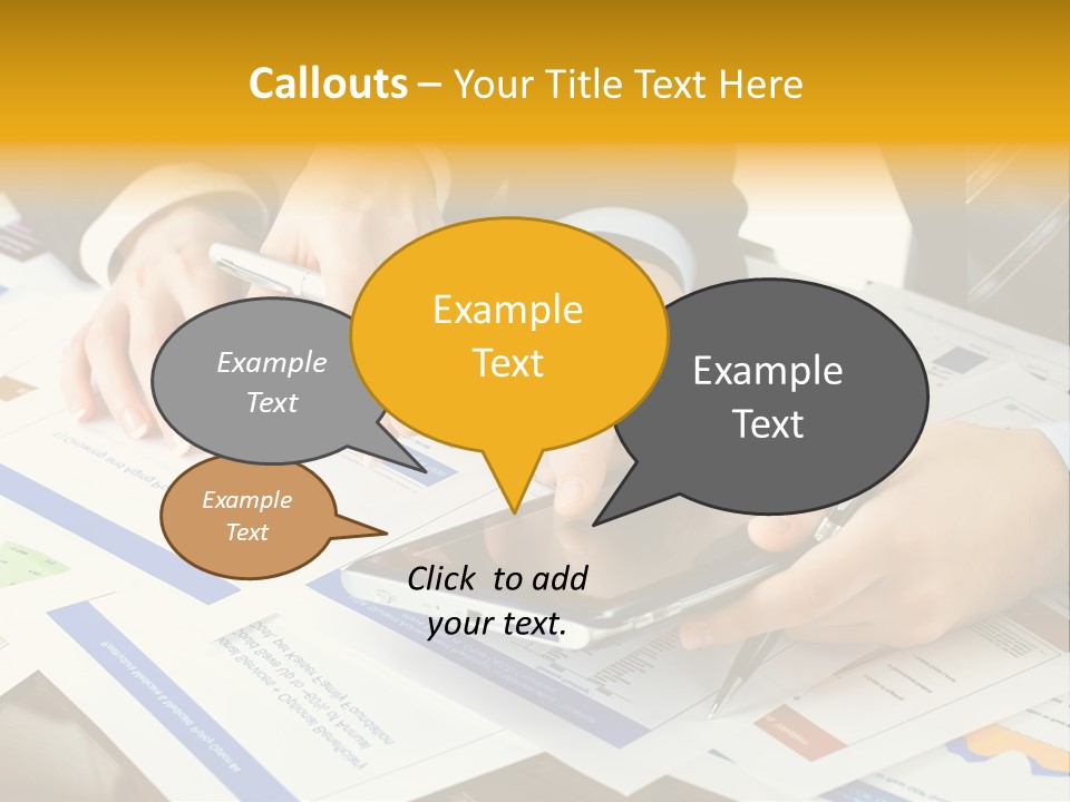 Pen Graph Statistics PowerPoint Template