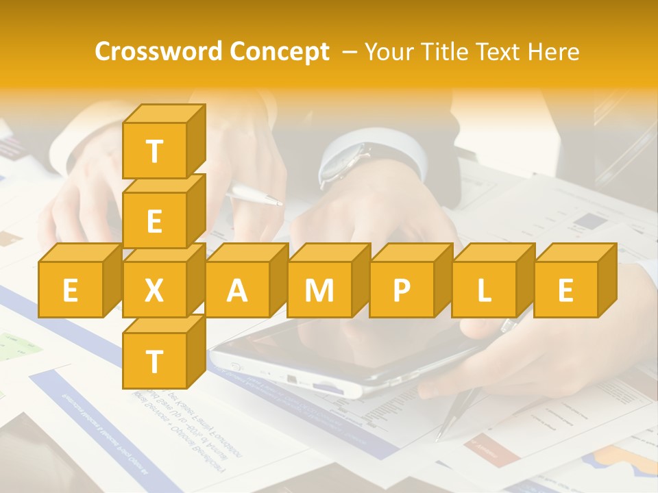 Pen Graph Statistics PowerPoint Template