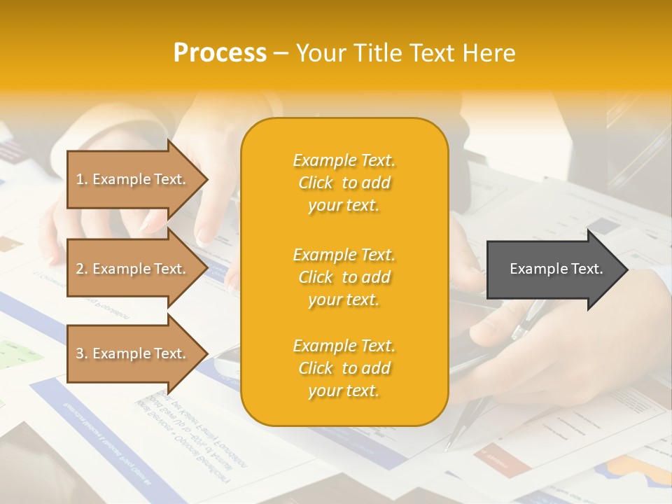 Pen Graph Statistics PowerPoint Template