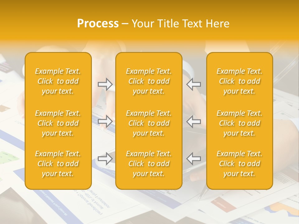 Pen Graph Statistics PowerPoint Template