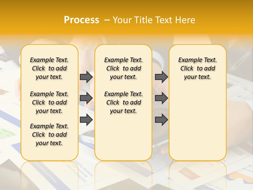 Pen Graph Statistics PowerPoint Template