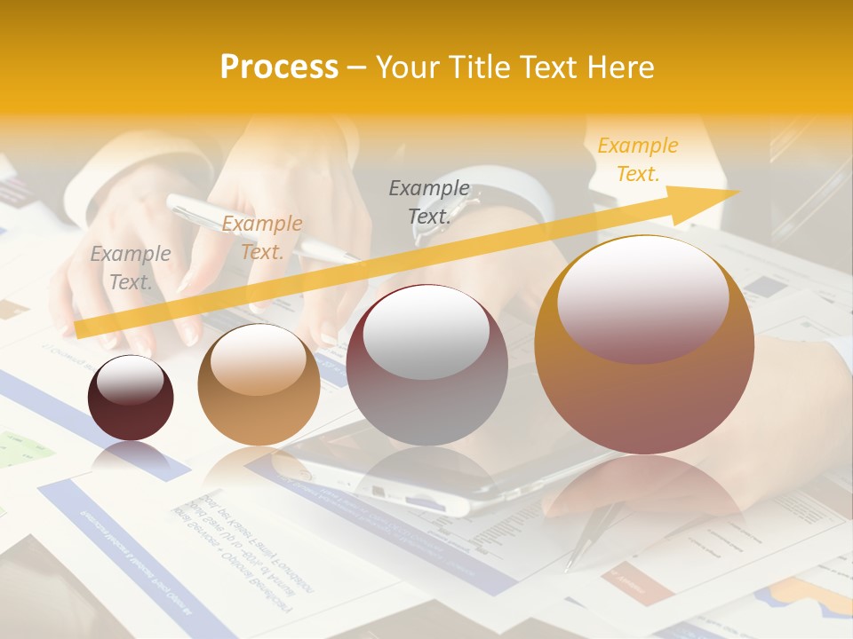 Pen Graph Statistics PowerPoint Template
