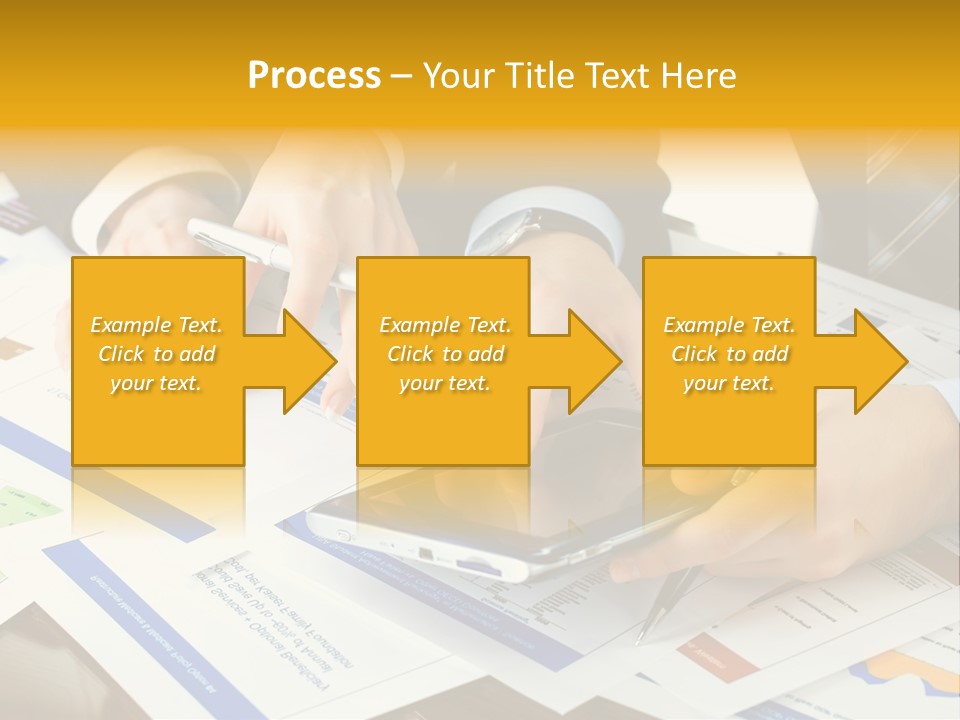 Pen Graph Statistics PowerPoint Template