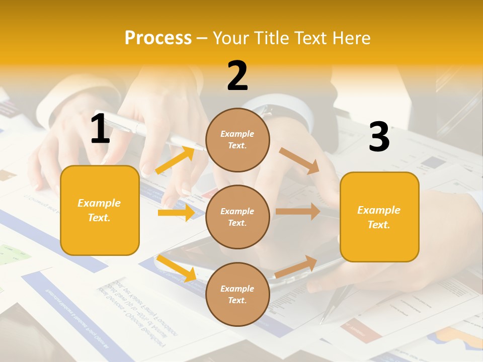 Pen Graph Statistics PowerPoint Template