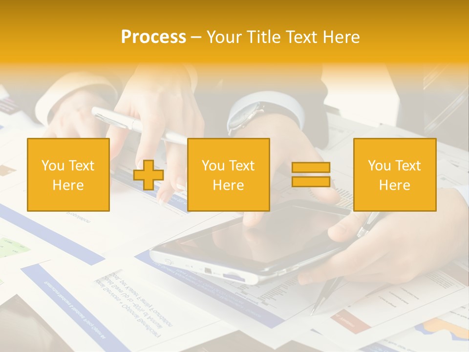 Pen Graph Statistics PowerPoint Template
