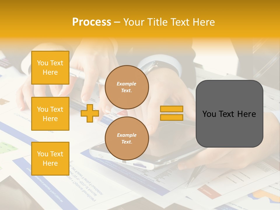 Pen Graph Statistics PowerPoint Template