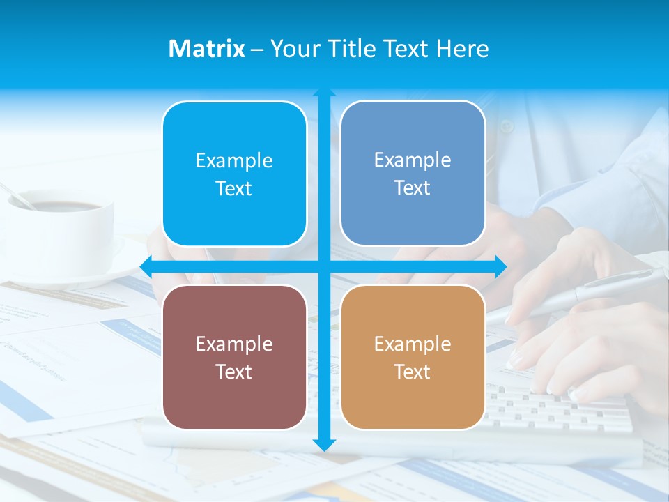 Calculation Pen Financial PowerPoint Template