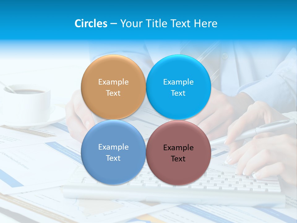 Calculation Pen Financial PowerPoint Template