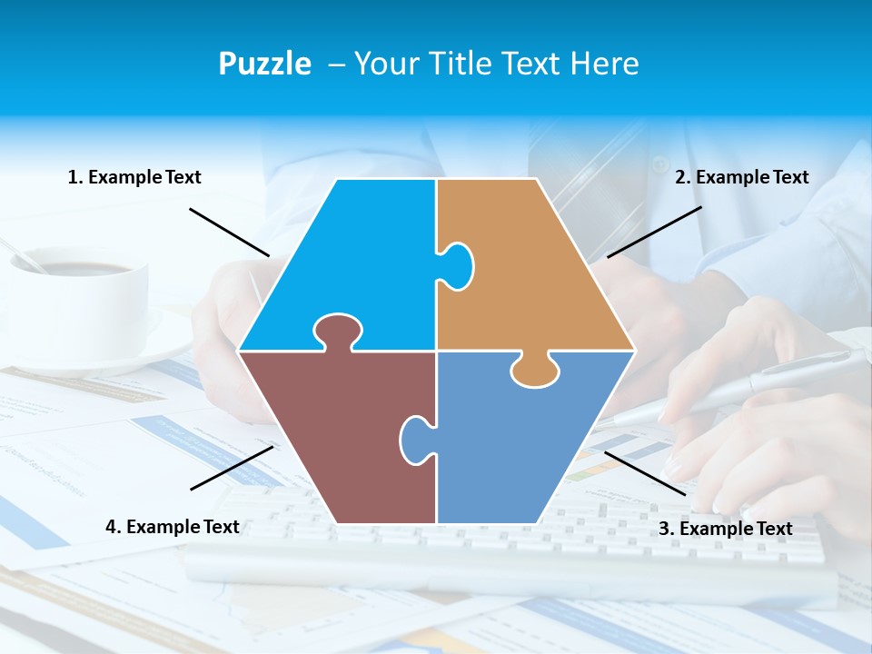 Calculation Pen Financial PowerPoint Template