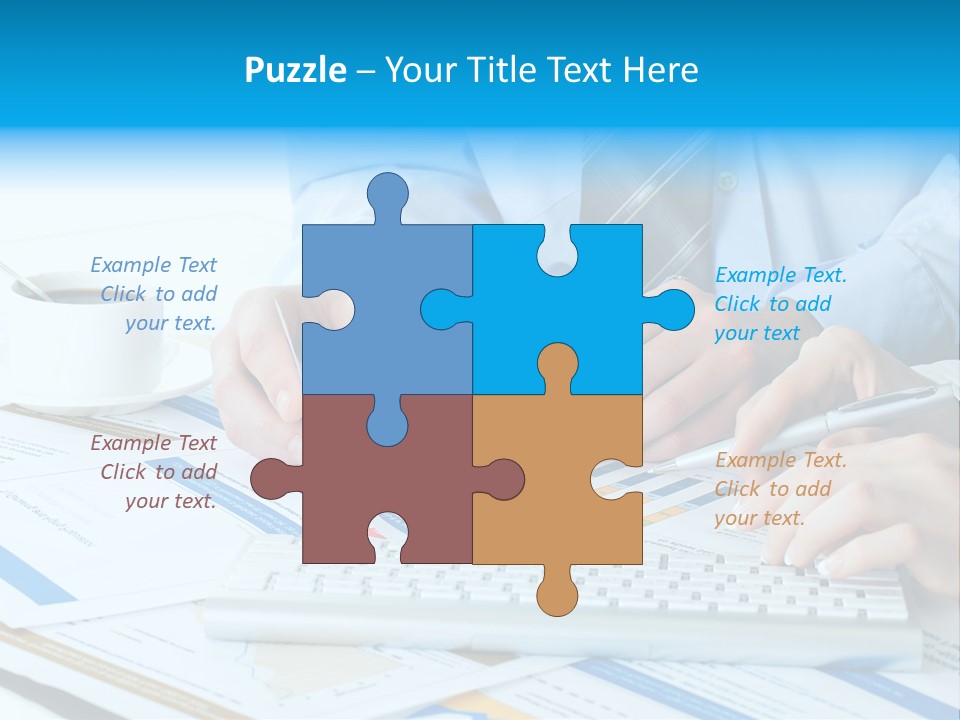 Calculation Pen Financial PowerPoint Template