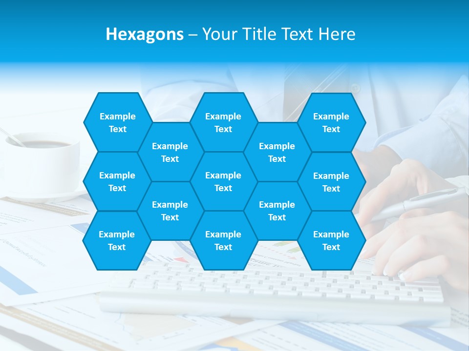 Calculation Pen Financial PowerPoint Template
