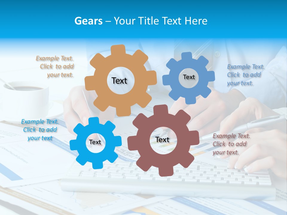 Calculation Pen Financial PowerPoint Template