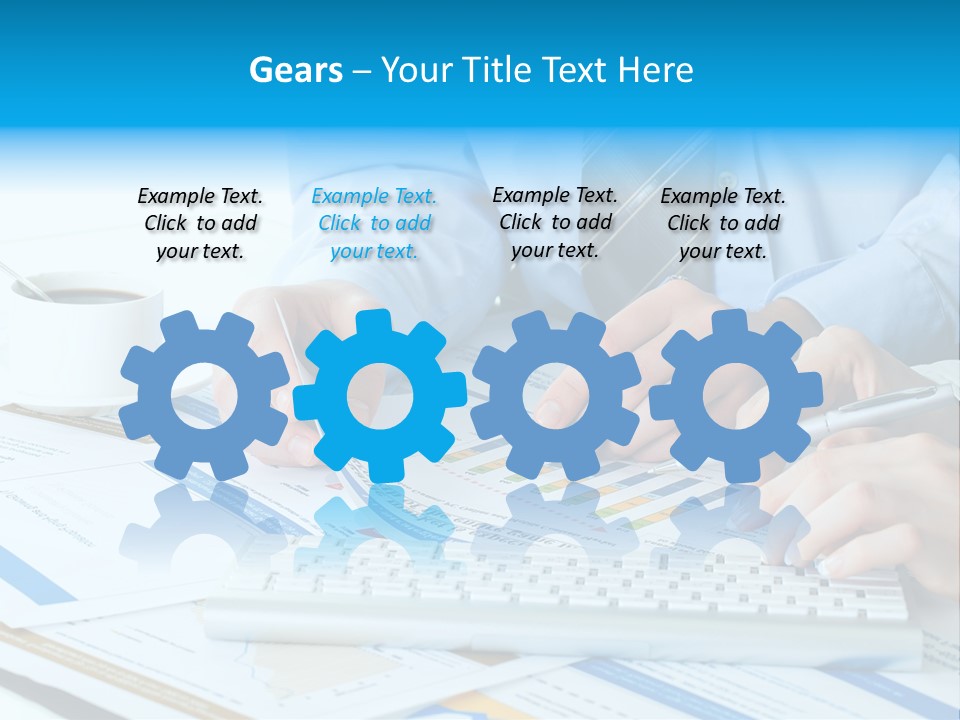 Calculation Pen Financial PowerPoint Template