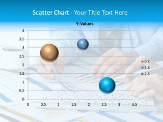 Calculation Pen Financial PowerPoint Template