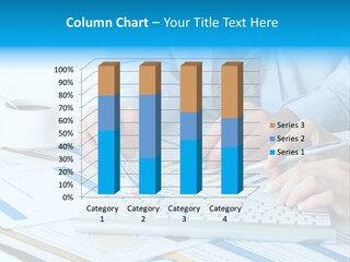 Calculation Pen Financial PowerPoint Template