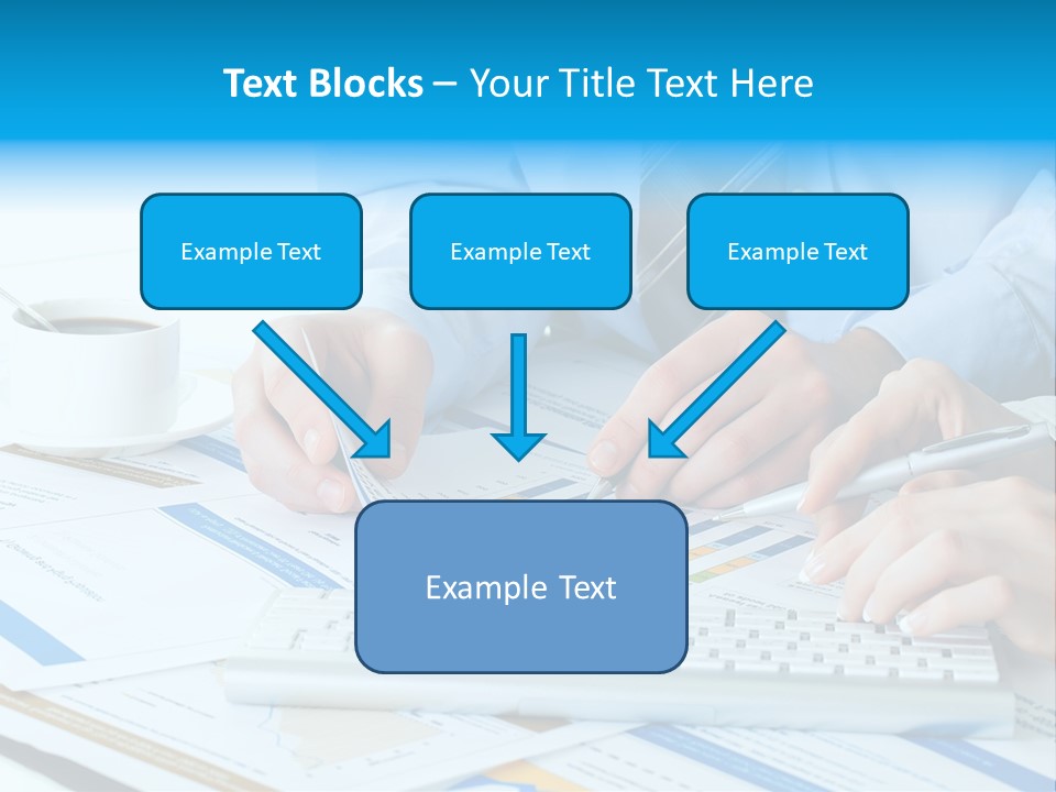 Calculation Pen Financial PowerPoint Template