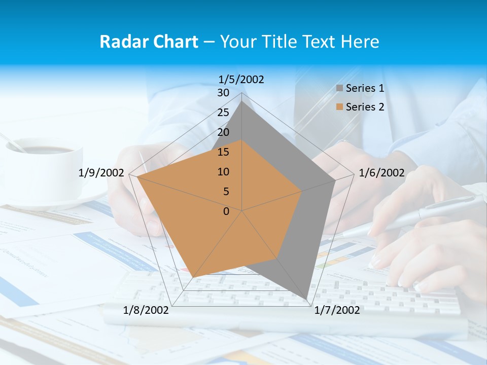 Calculation Pen Financial PowerPoint Template