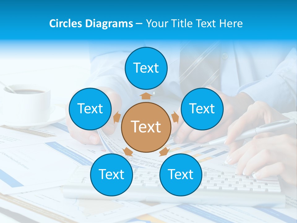 Calculation Pen Financial PowerPoint Template