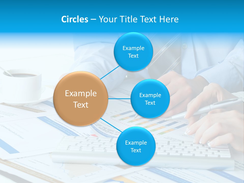 Calculation Pen Financial PowerPoint Template