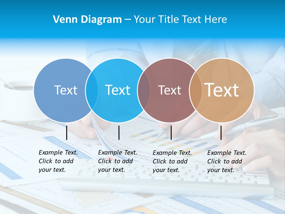 Calculation Pen Financial PowerPoint Template