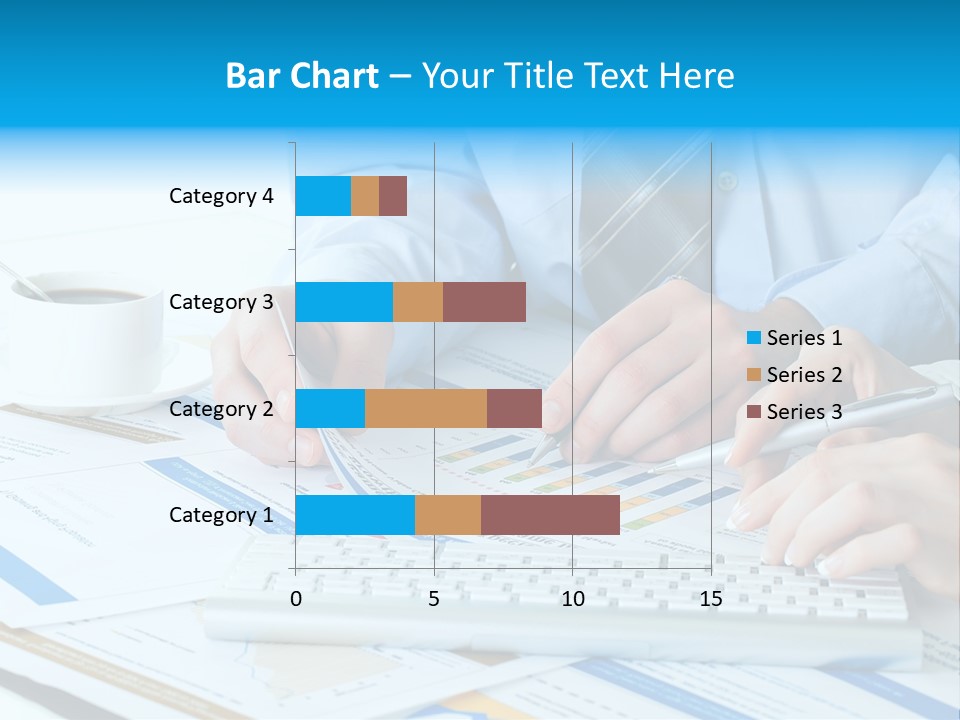 Calculation Pen Financial PowerPoint Template
