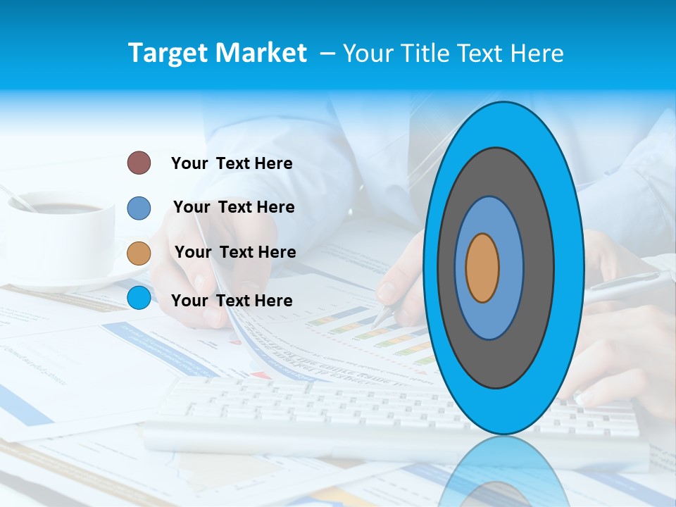 Calculation Pen Financial PowerPoint Template
