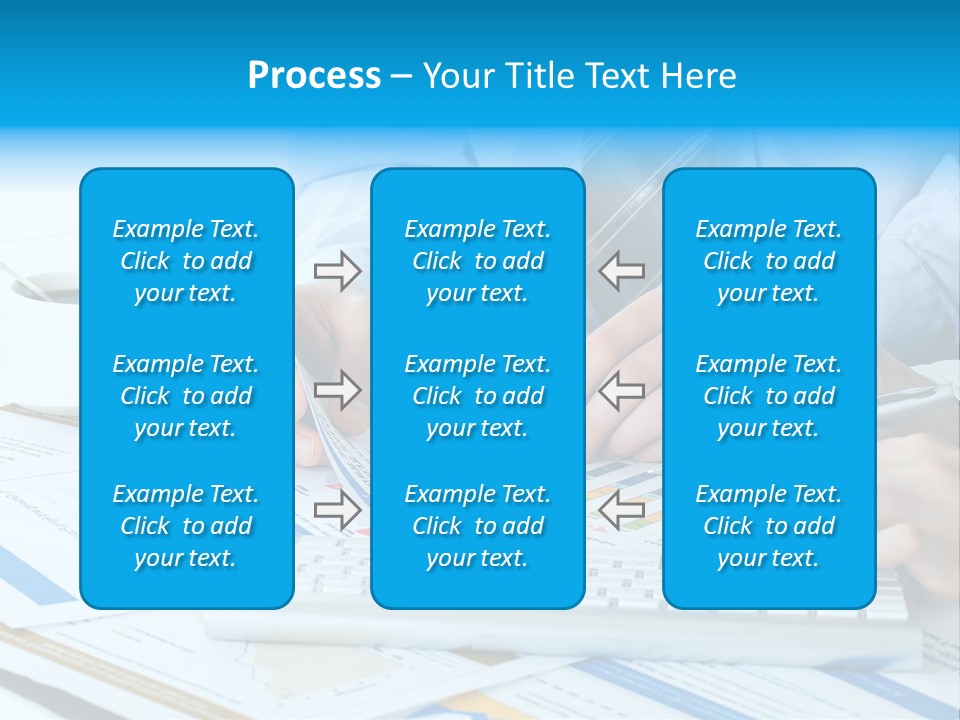 Calculation Pen Financial PowerPoint Template