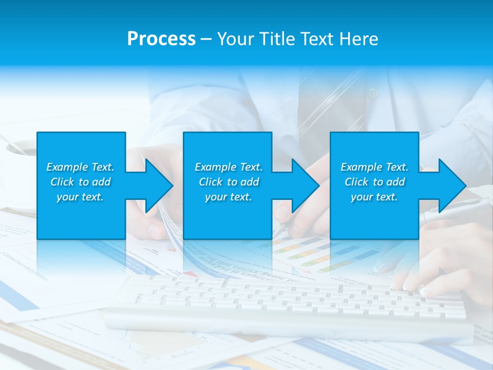 Calculation Pen Financial PowerPoint Template