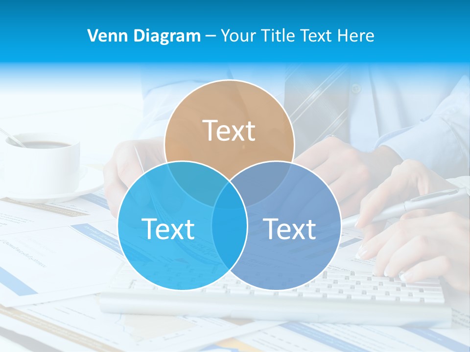 Calculation Pen Financial PowerPoint Template
