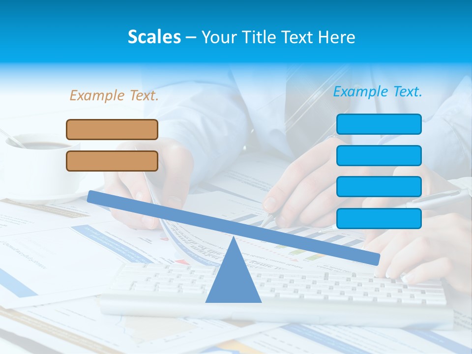 Calculation Pen Financial PowerPoint Template