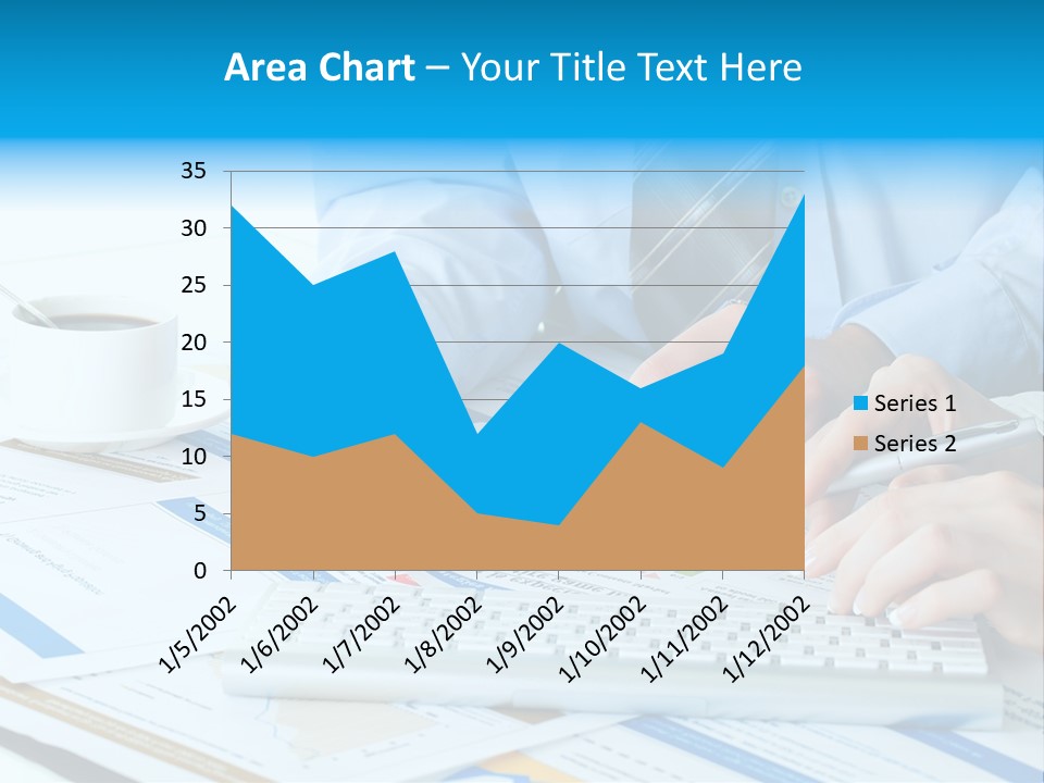 Calculation Pen Financial PowerPoint Template