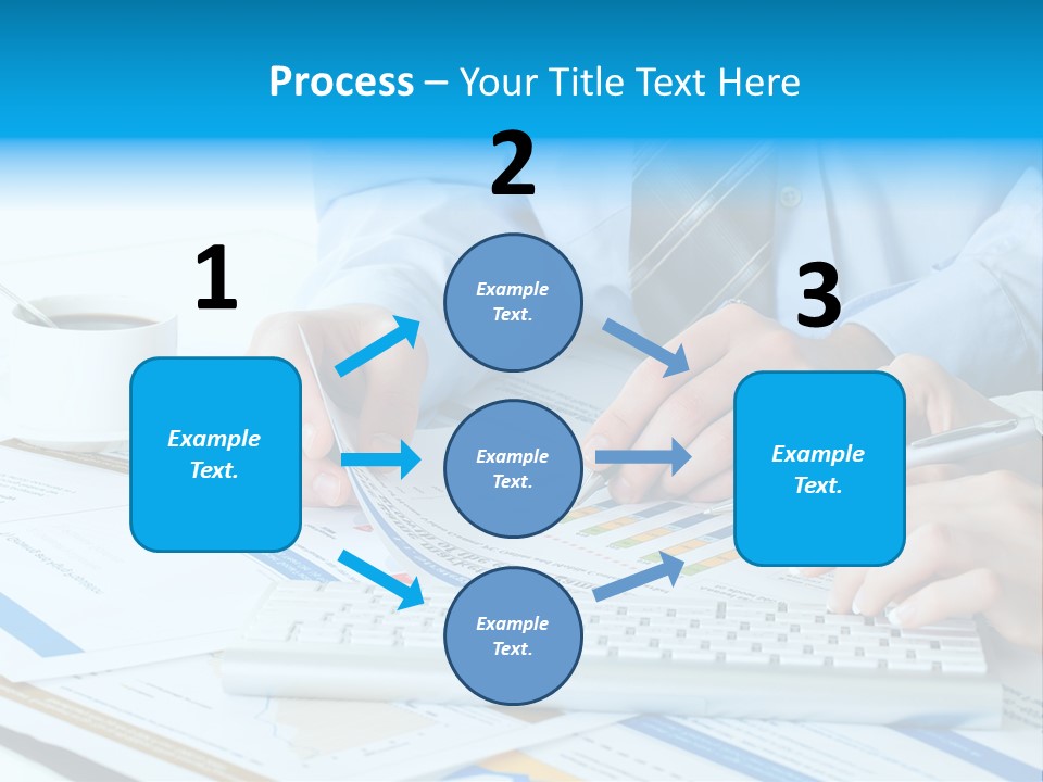 Calculation Pen Financial PowerPoint Template