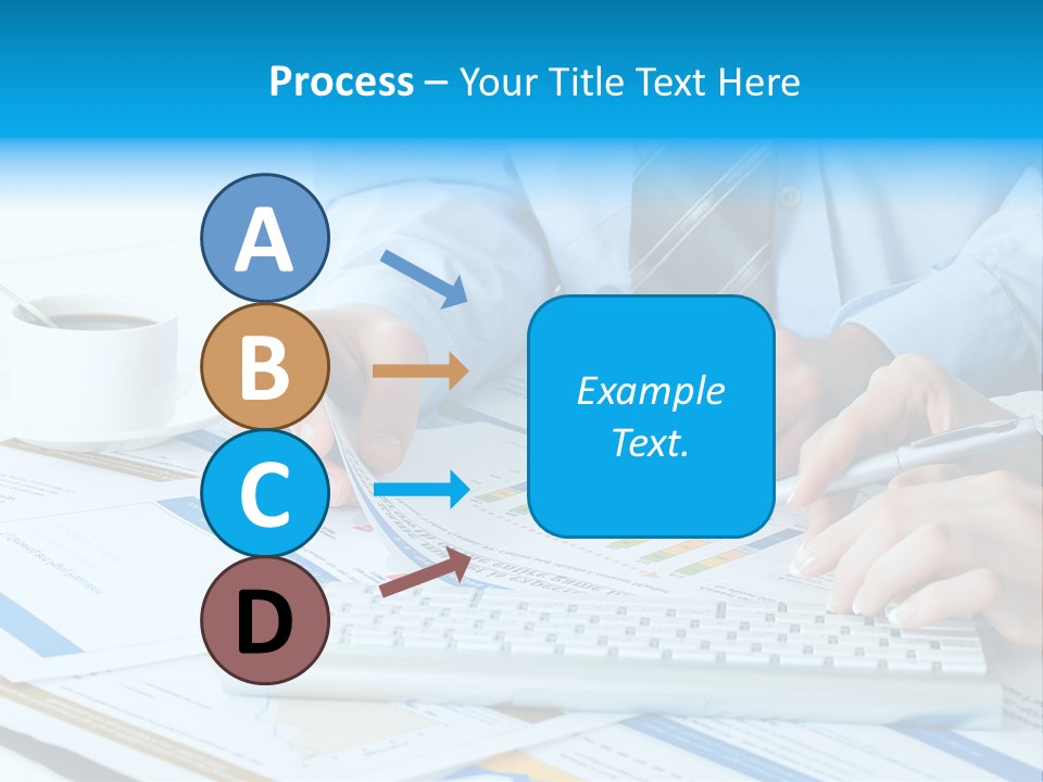 Calculation Pen Financial PowerPoint Template