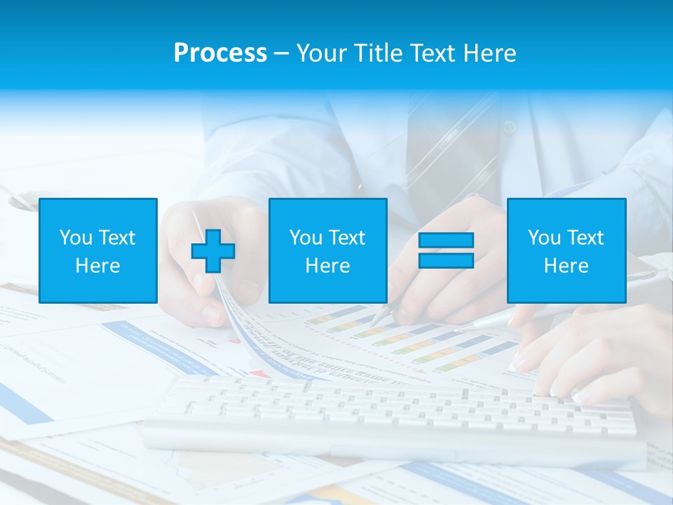 Calculation Pen Financial PowerPoint Template