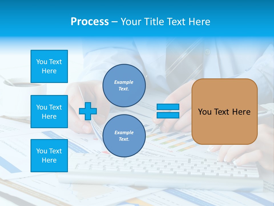 Calculation Pen Financial PowerPoint Template
