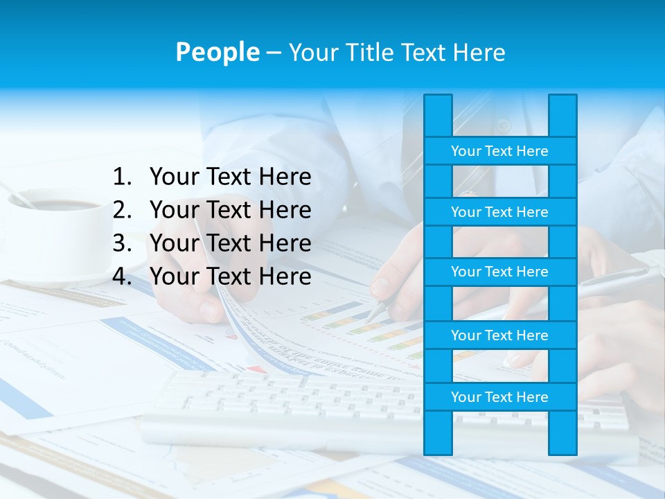Calculation Pen Financial PowerPoint Template