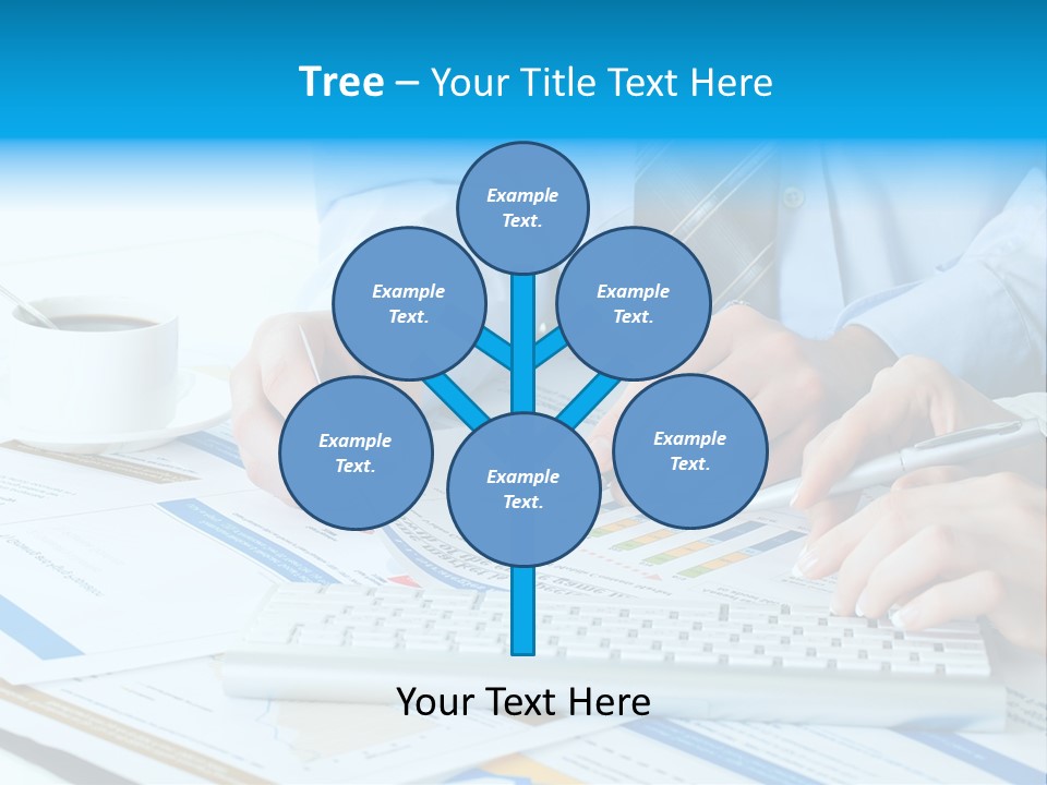 Calculation Pen Financial PowerPoint Template