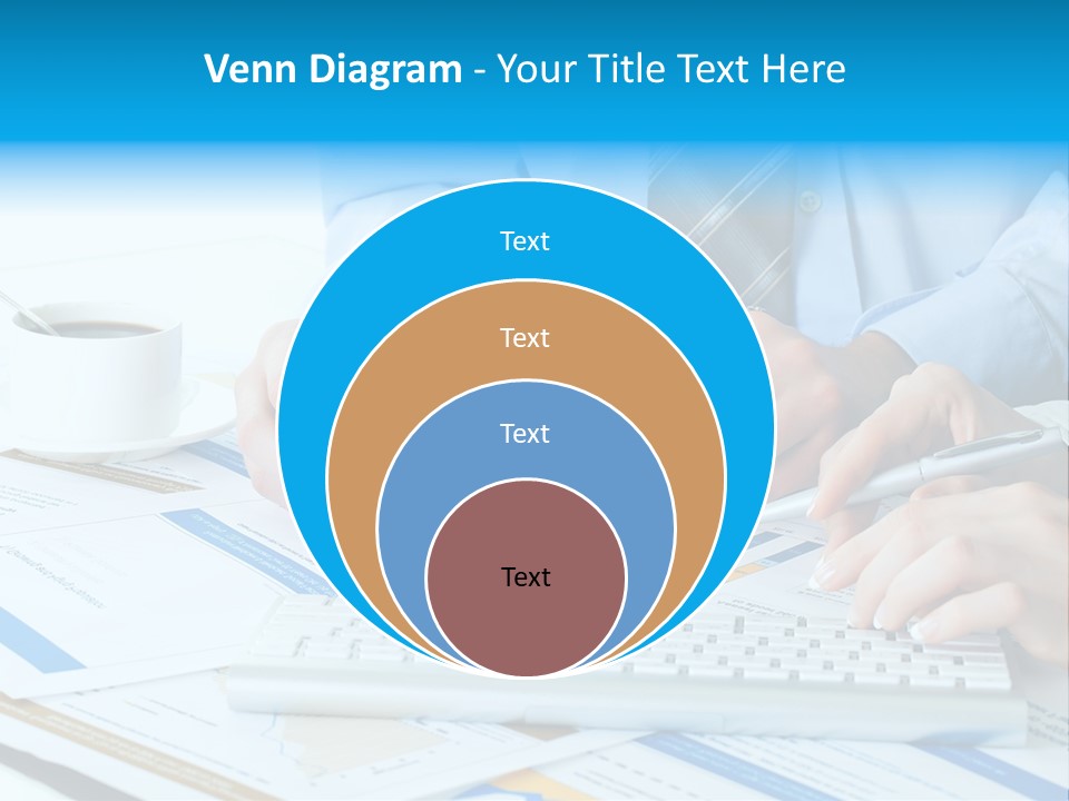 Calculation Pen Financial PowerPoint Template