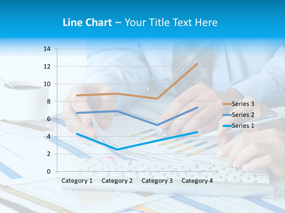 Calculation Pen Financial PowerPoint Template