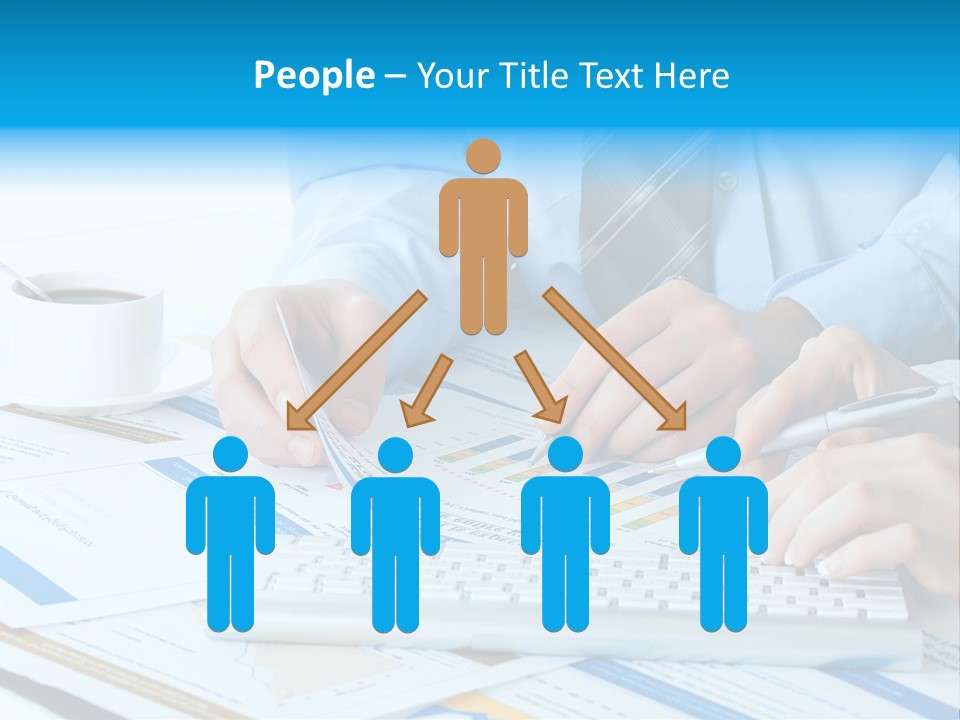 Calculation Pen Financial PowerPoint Template