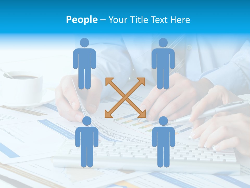 Calculation Pen Financial PowerPoint Template