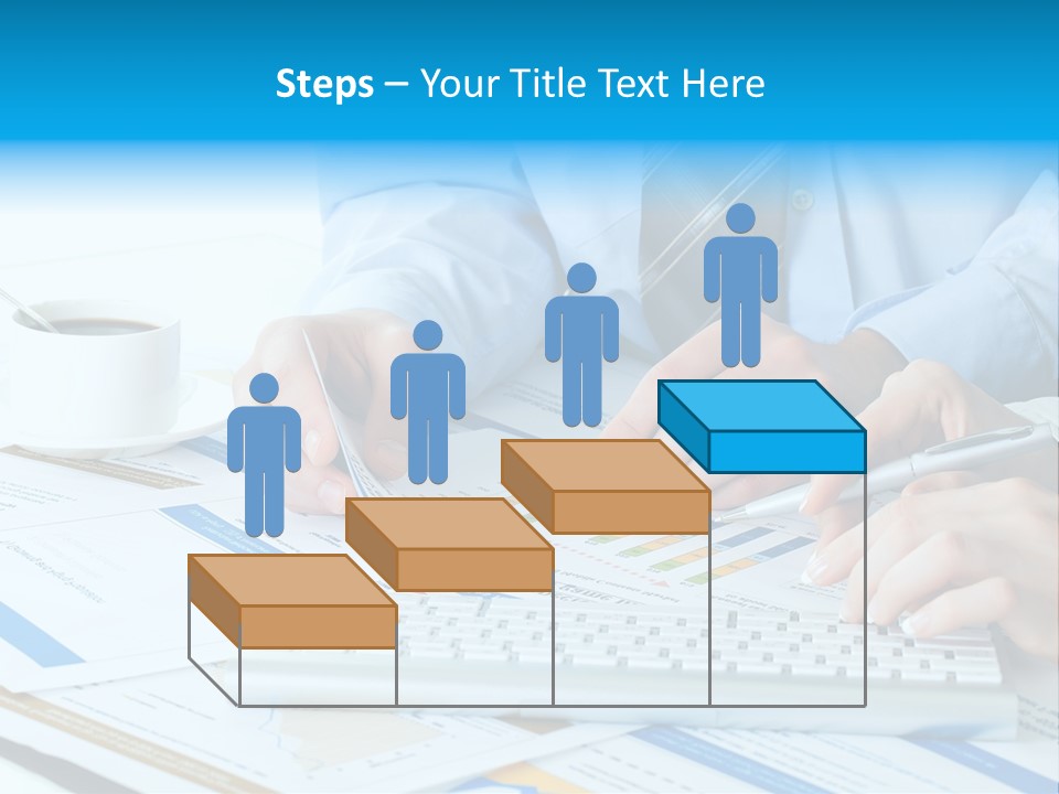 Calculation Pen Financial PowerPoint Template