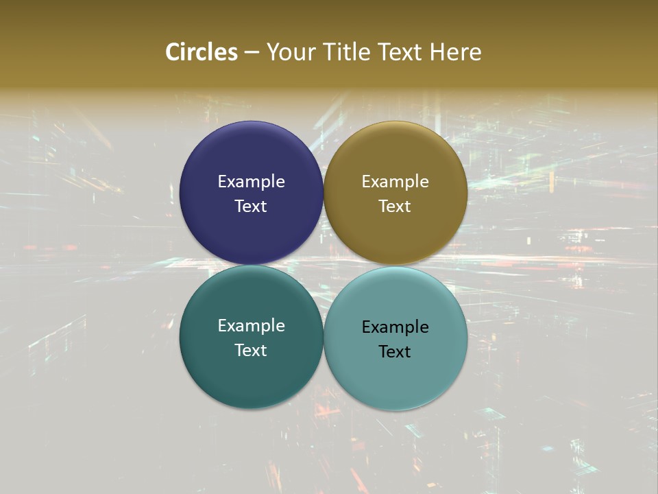 Element Wallpaper Special Effect PowerPoint Template
