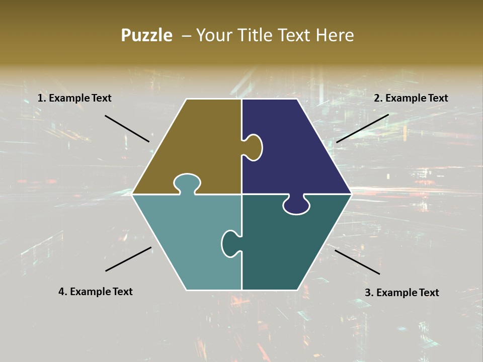 Element Wallpaper Special Effect PowerPoint Template